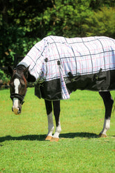 Rainsheet Neck Combo- Pink & Grey Check - 0gm fill